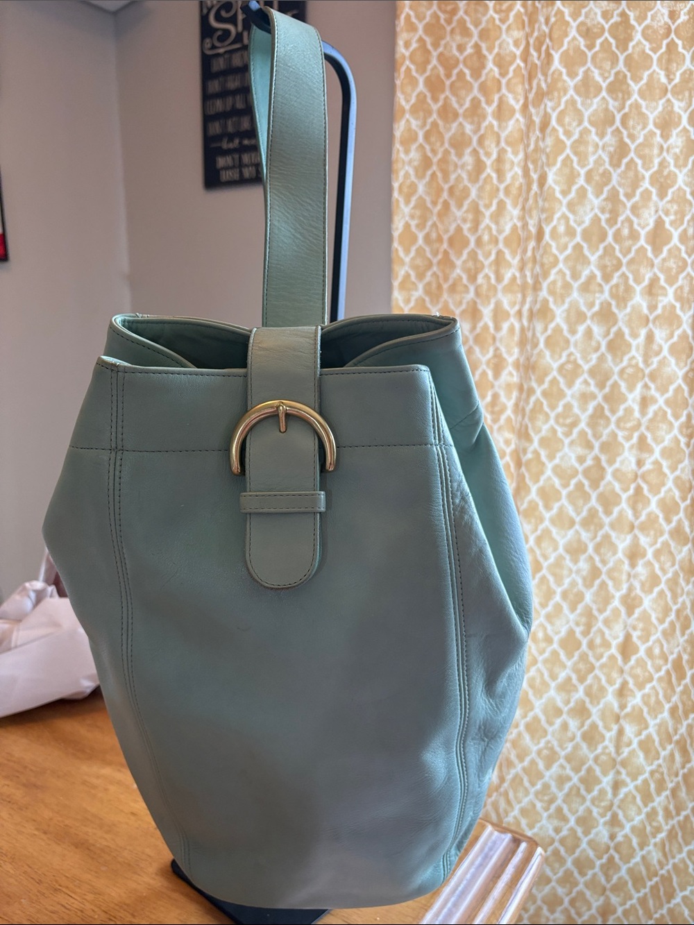 Coach vintage Aqua SoHo Sling Leather Bag with